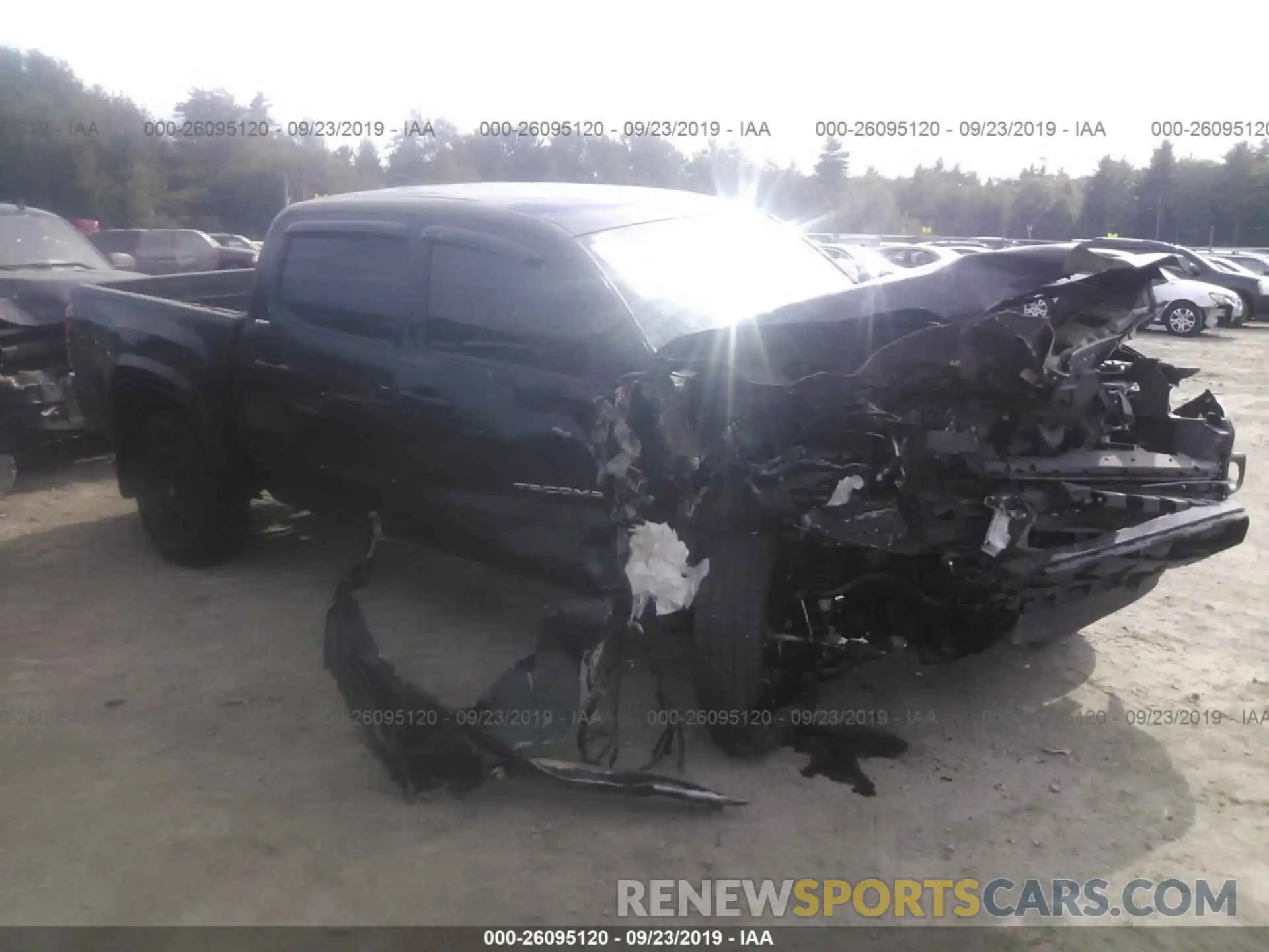 1 Photograph of a damaged car 3TMCZ5ANXKM189878 TOYOTA TACOMA 2019