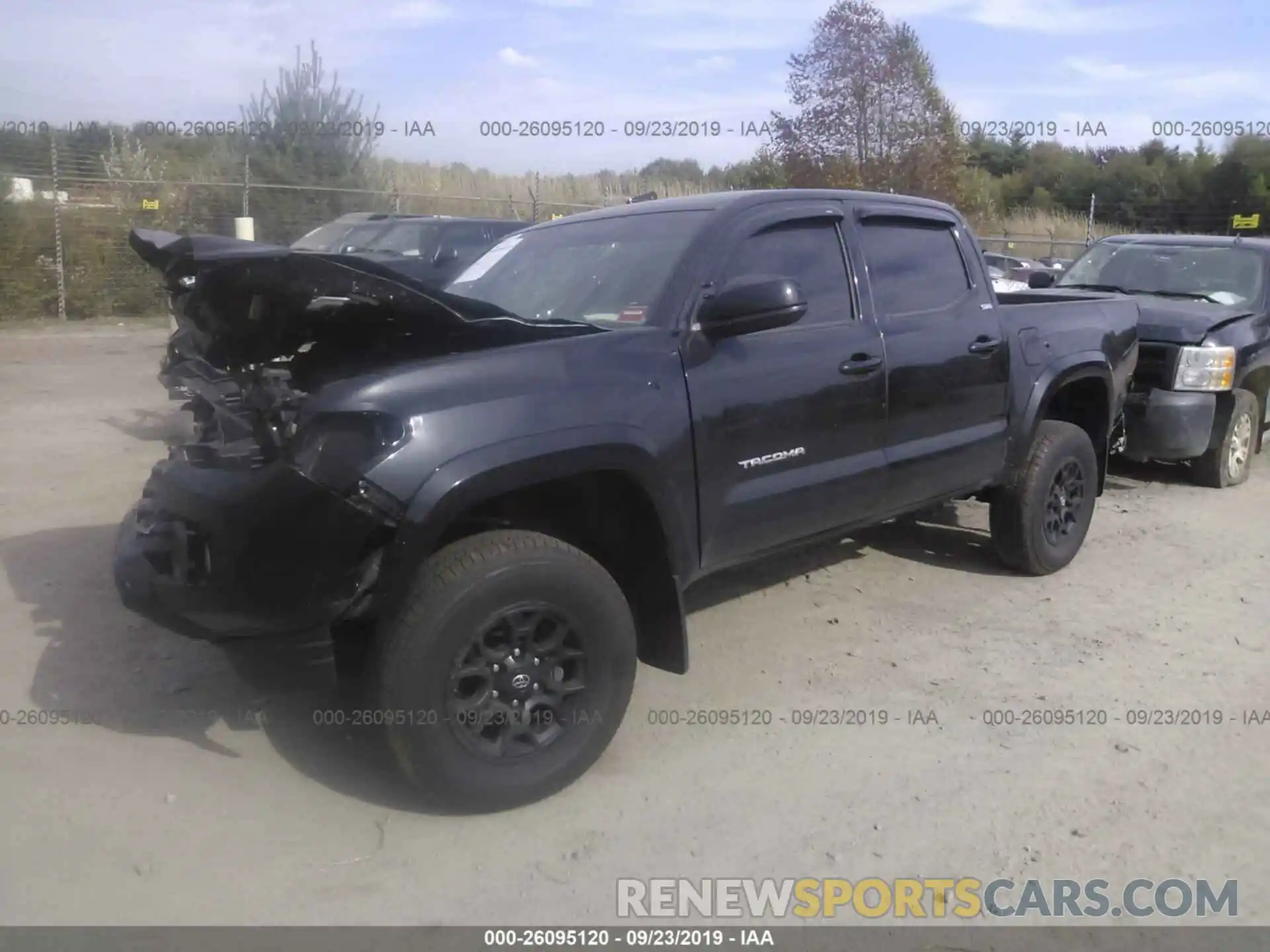 2 Photograph of a damaged car 3TMCZ5ANXKM189878 TOYOTA TACOMA 2019