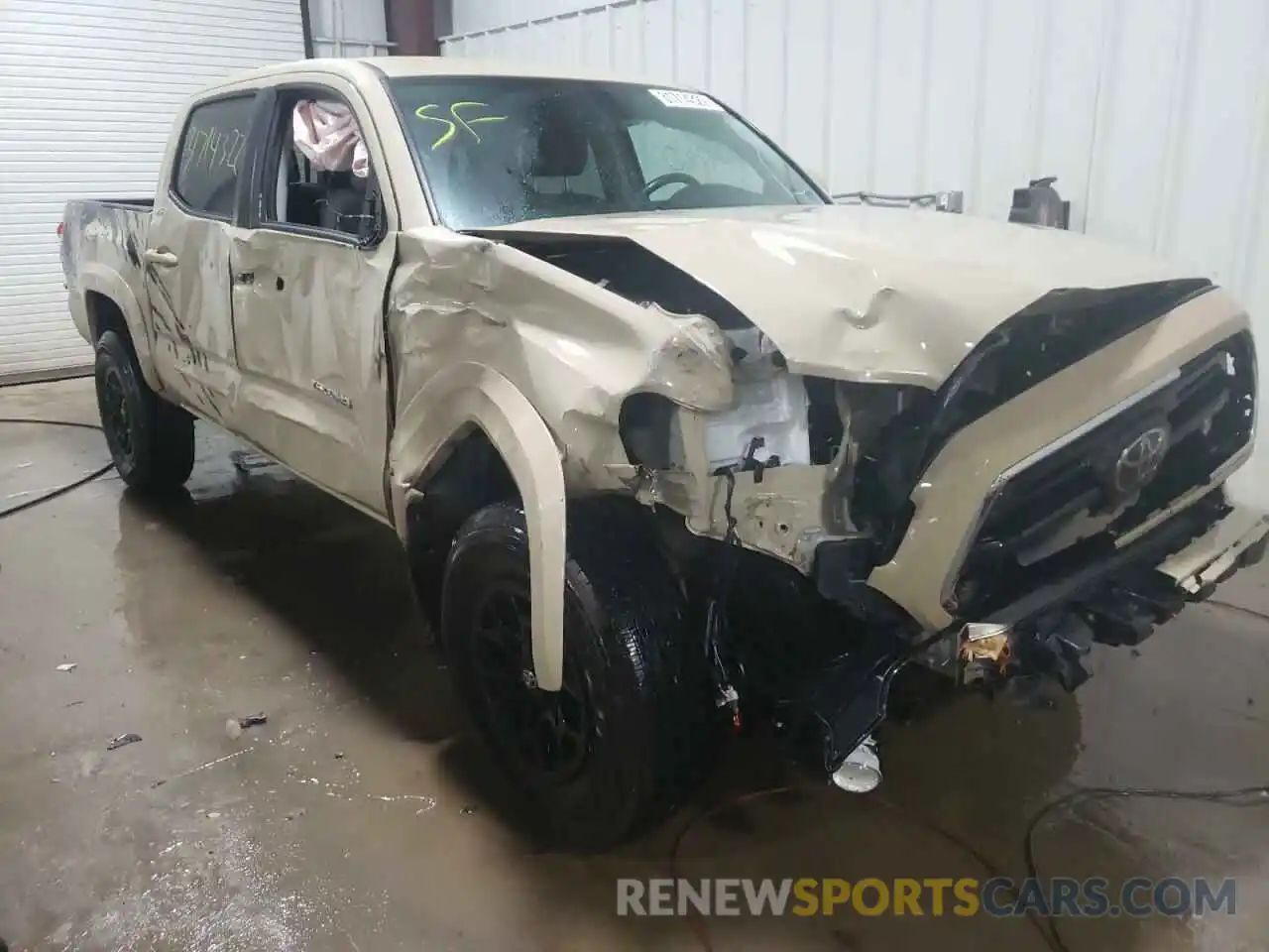 1 Photograph of a damaged car 3TMCZ5ANXKM192358 TOYOTA TACOMA 2019