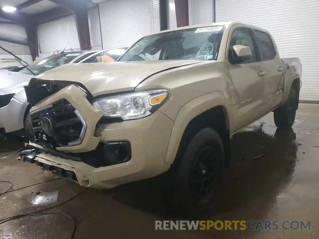 2 Photograph of a damaged car 3TMCZ5ANXKM192358 TOYOTA TACOMA 2019