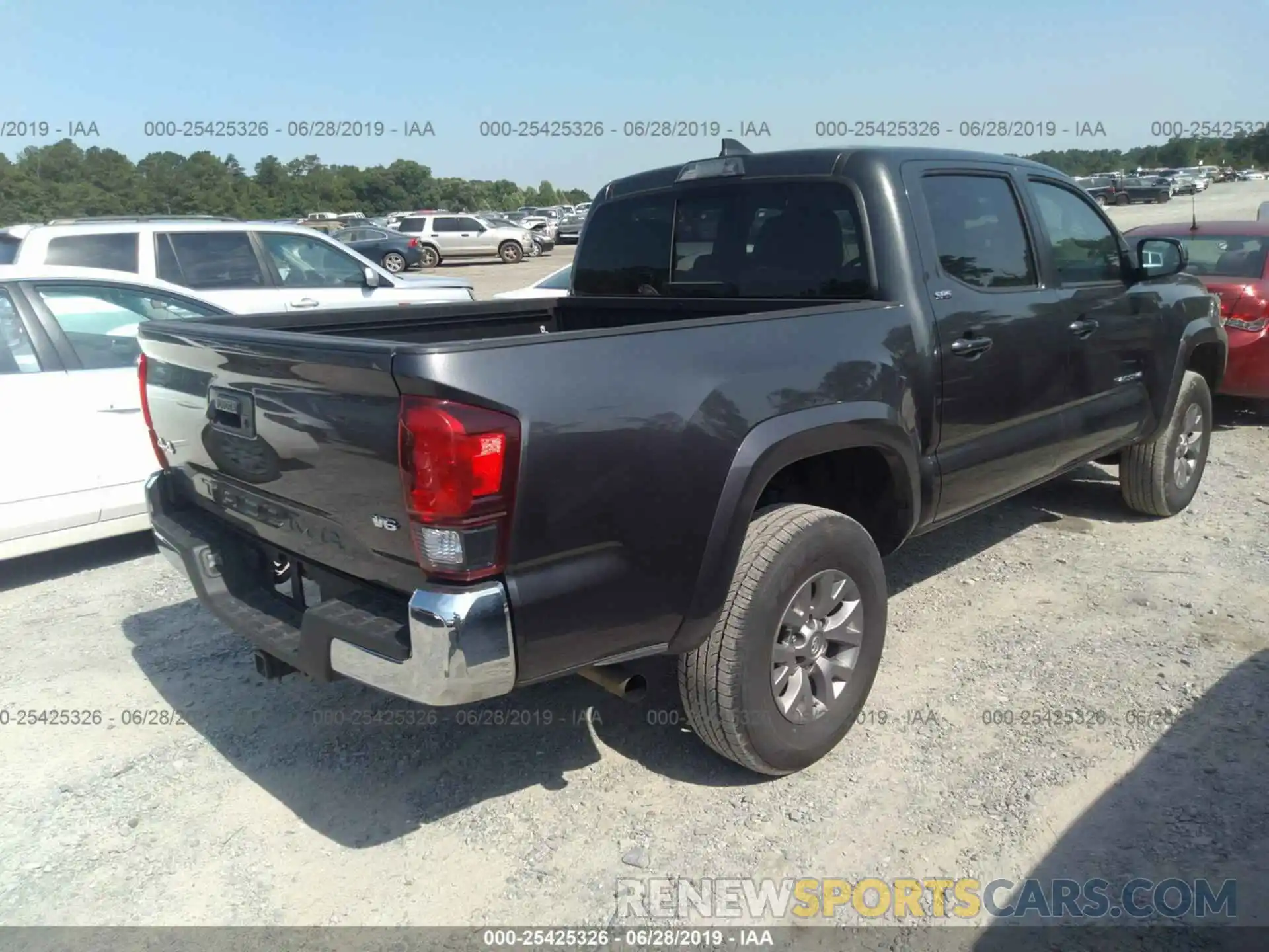 4 Photograph of a damaged car 3TMCZ5ANXKM195566 TOYOTA TACOMA 2019