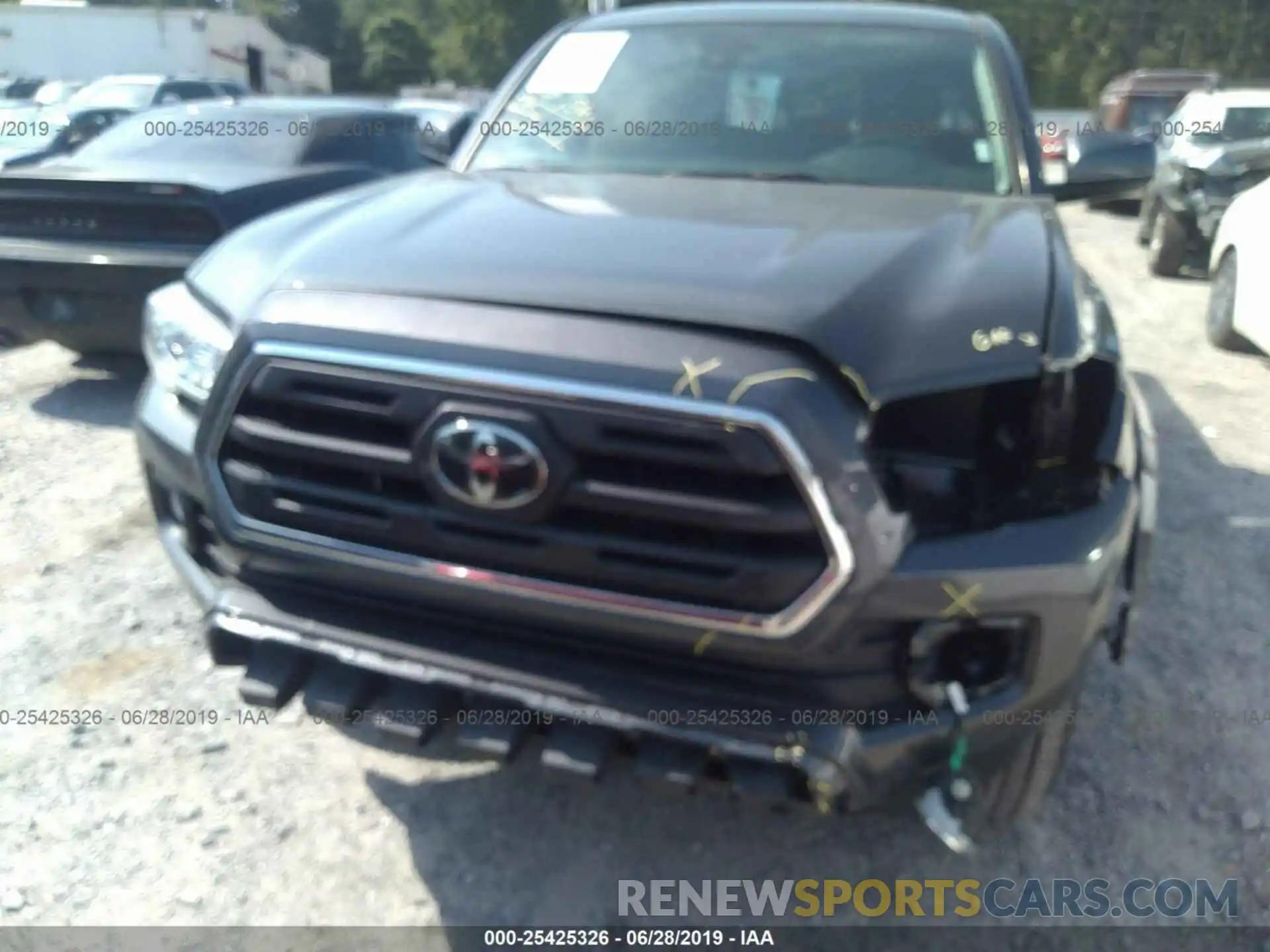 6 Photograph of a damaged car 3TMCZ5ANXKM195566 TOYOTA TACOMA 2019