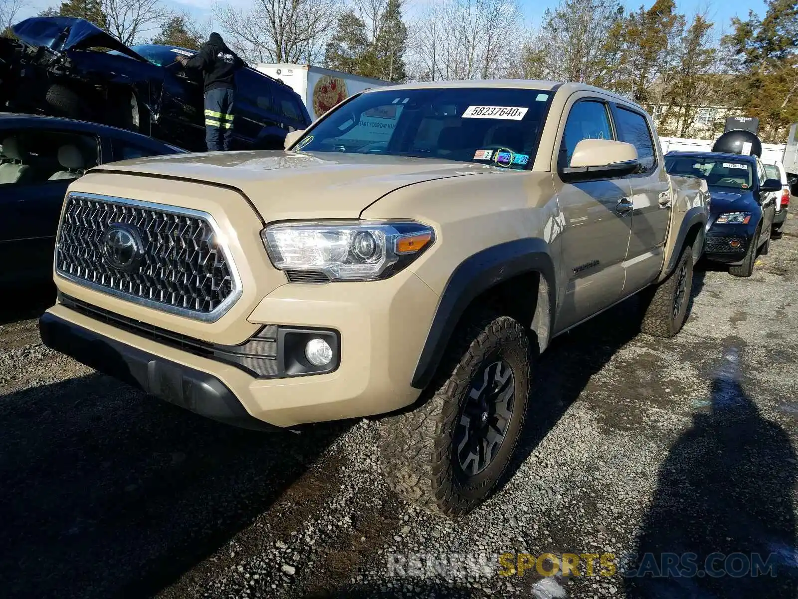 2 Photograph of a damaged car 3TMCZ5ANXKM198418 TOYOTA TACOMA 2019