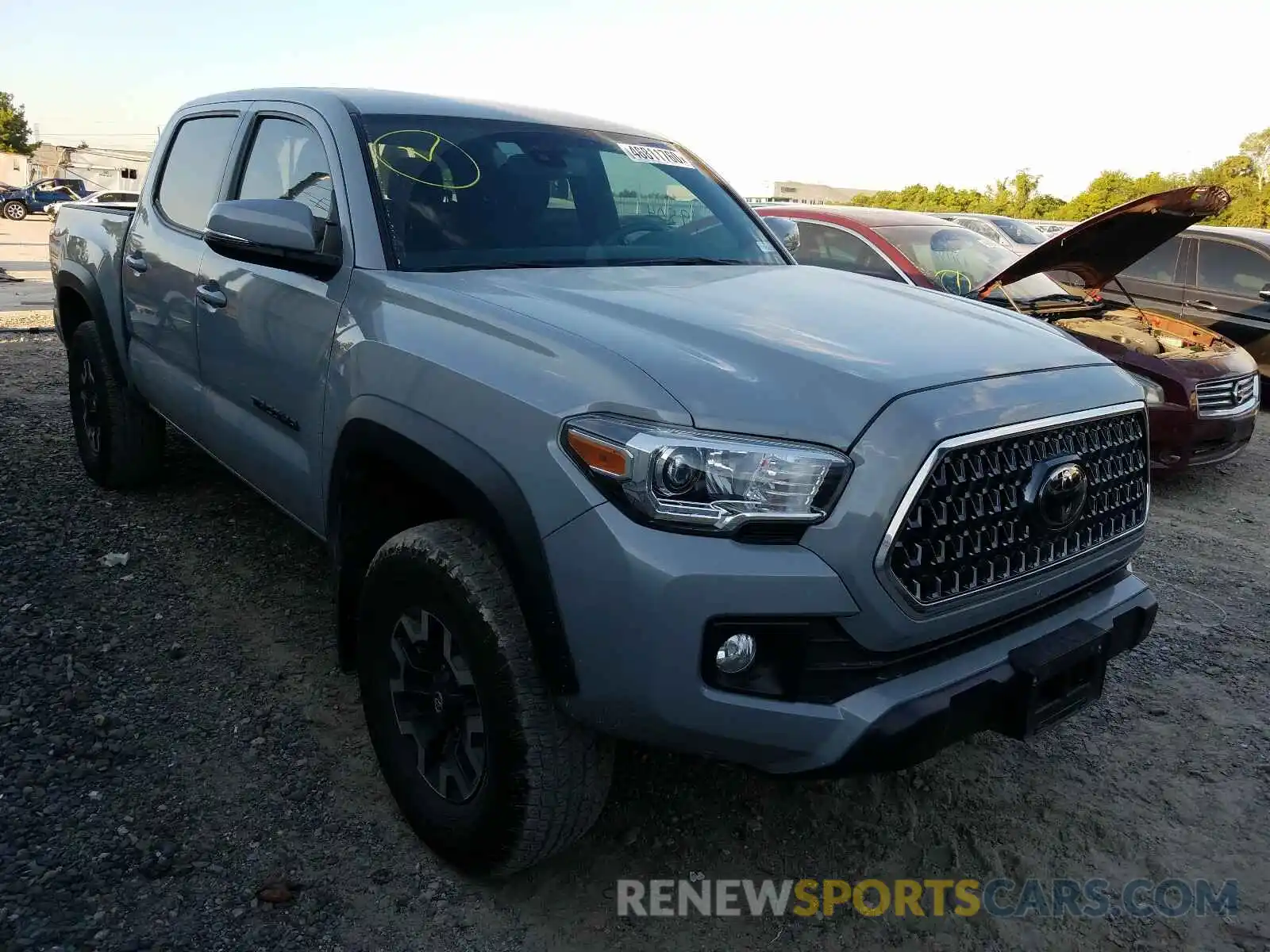 1 Photograph of a damaged car 3TMCZ5ANXKM200670 TOYOTA TACOMA 2019