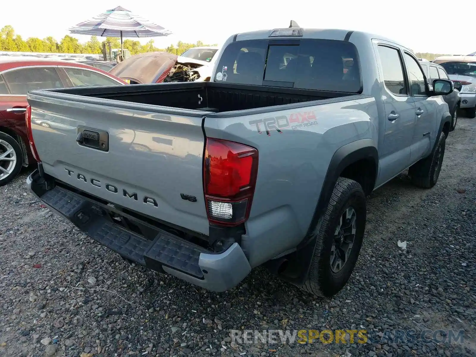 4 Photograph of a damaged car 3TMCZ5ANXKM200670 TOYOTA TACOMA 2019