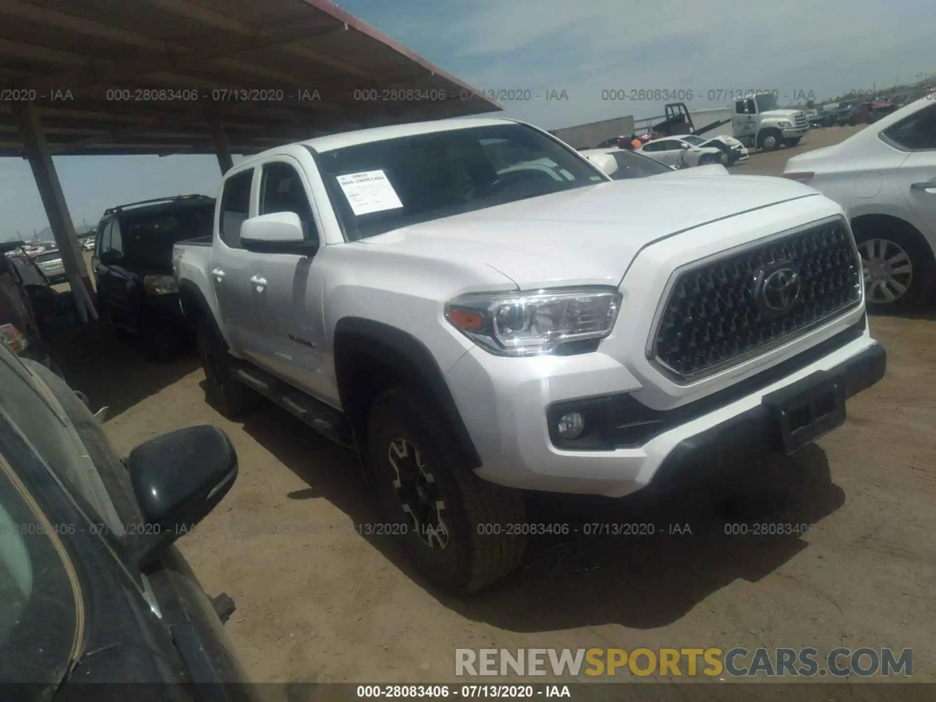 1 Photograph of a damaged car 3TMCZ5ANXKM200815 TOYOTA TACOMA 2019