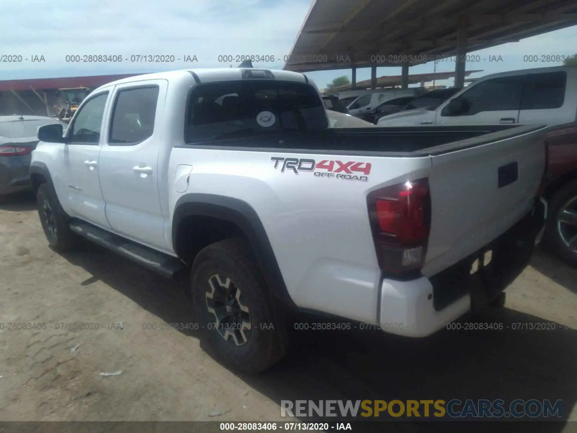 3 Фотография поврежденного автомобиля 3TMCZ5ANXKM200815 TOYOTA TACOMA 2019