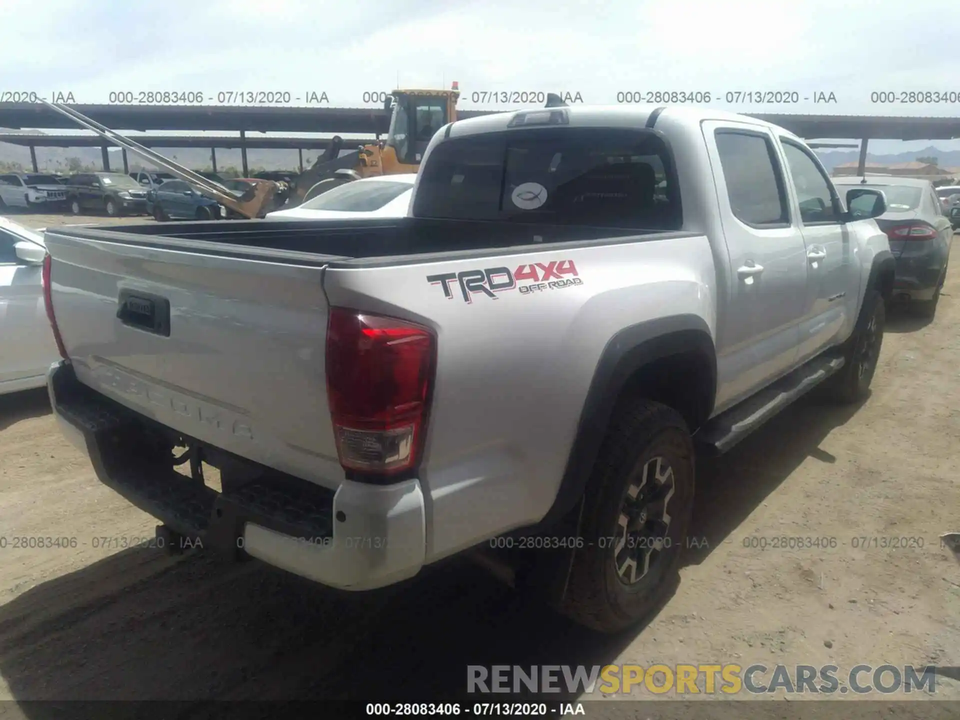 4 Photograph of a damaged car 3TMCZ5ANXKM200815 TOYOTA TACOMA 2019