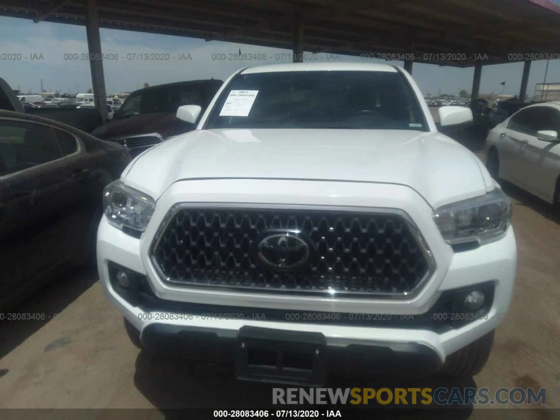 6 Photograph of a damaged car 3TMCZ5ANXKM200815 TOYOTA TACOMA 2019