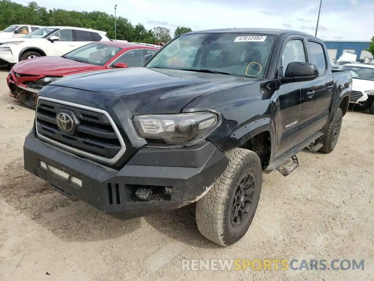 2 Photograph of a damaged car 3TMCZ5ANXKM201043 TOYOTA TACOMA 2019