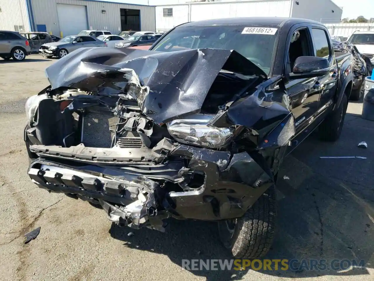 2 Photograph of a damaged car 3TMCZ5ANXKM201219 TOYOTA TACOMA 2019