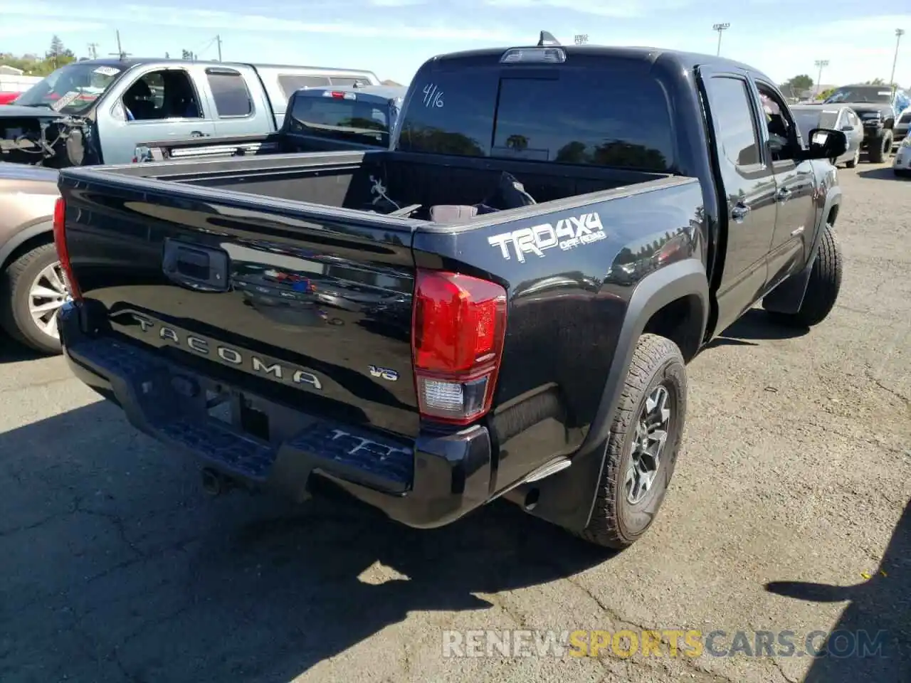 4 Photograph of a damaged car 3TMCZ5ANXKM201219 TOYOTA TACOMA 2019