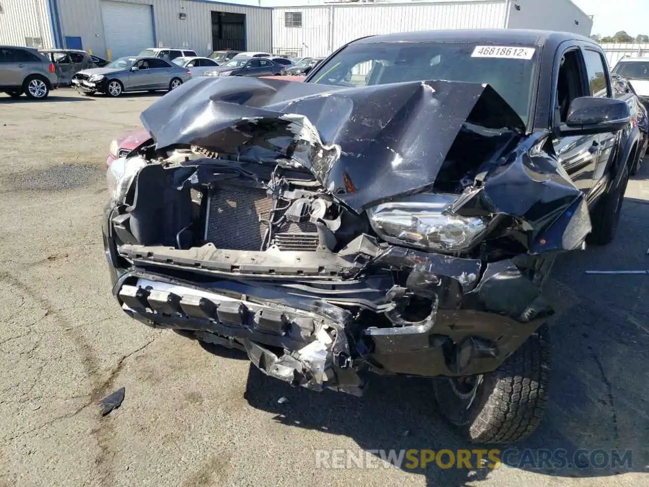 9 Photograph of a damaged car 3TMCZ5ANXKM201219 TOYOTA TACOMA 2019