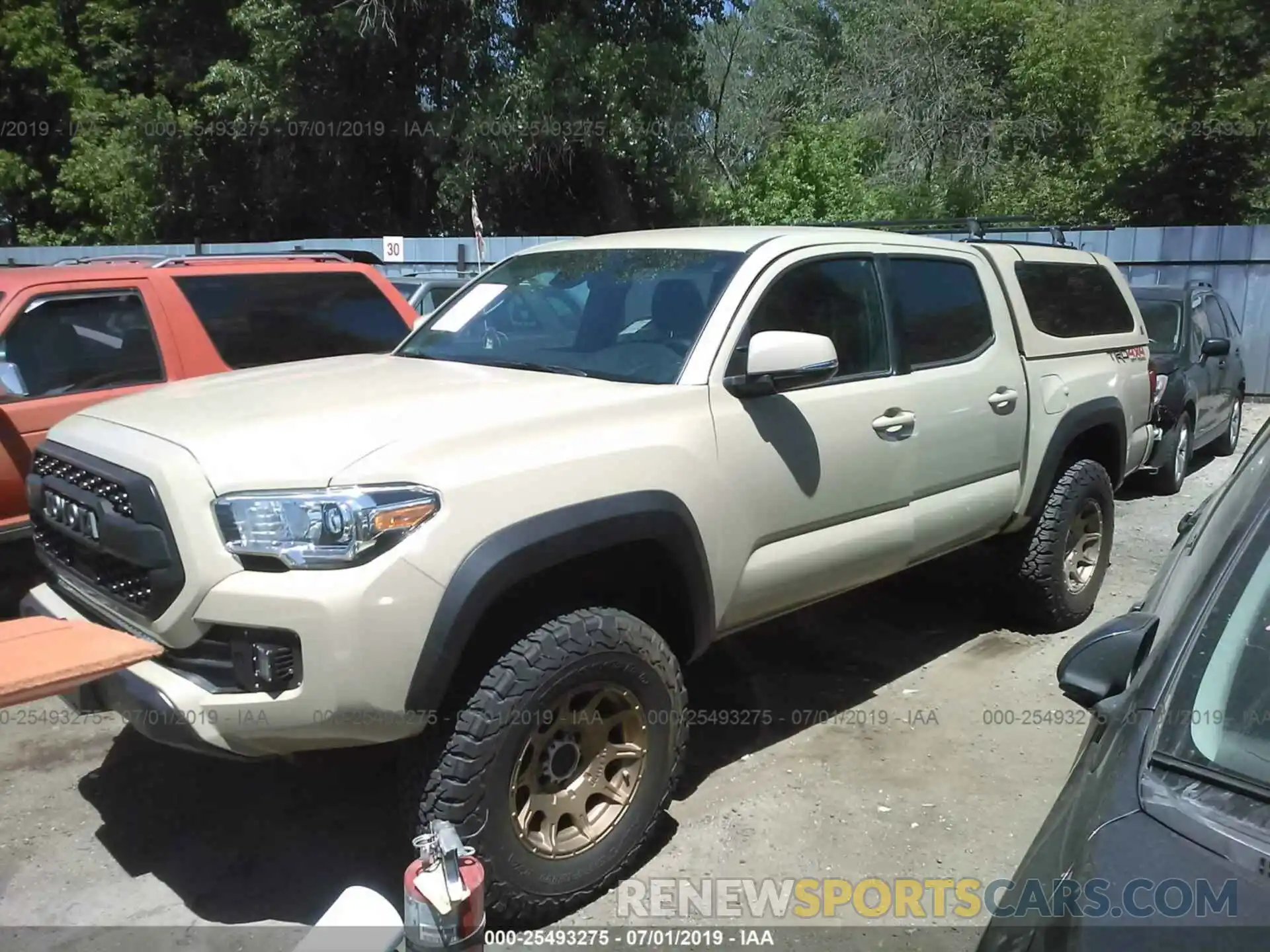 2 Фотография поврежденного автомобиля 3TMCZ5ANXKM202094 TOYOTA TACOMA 2019