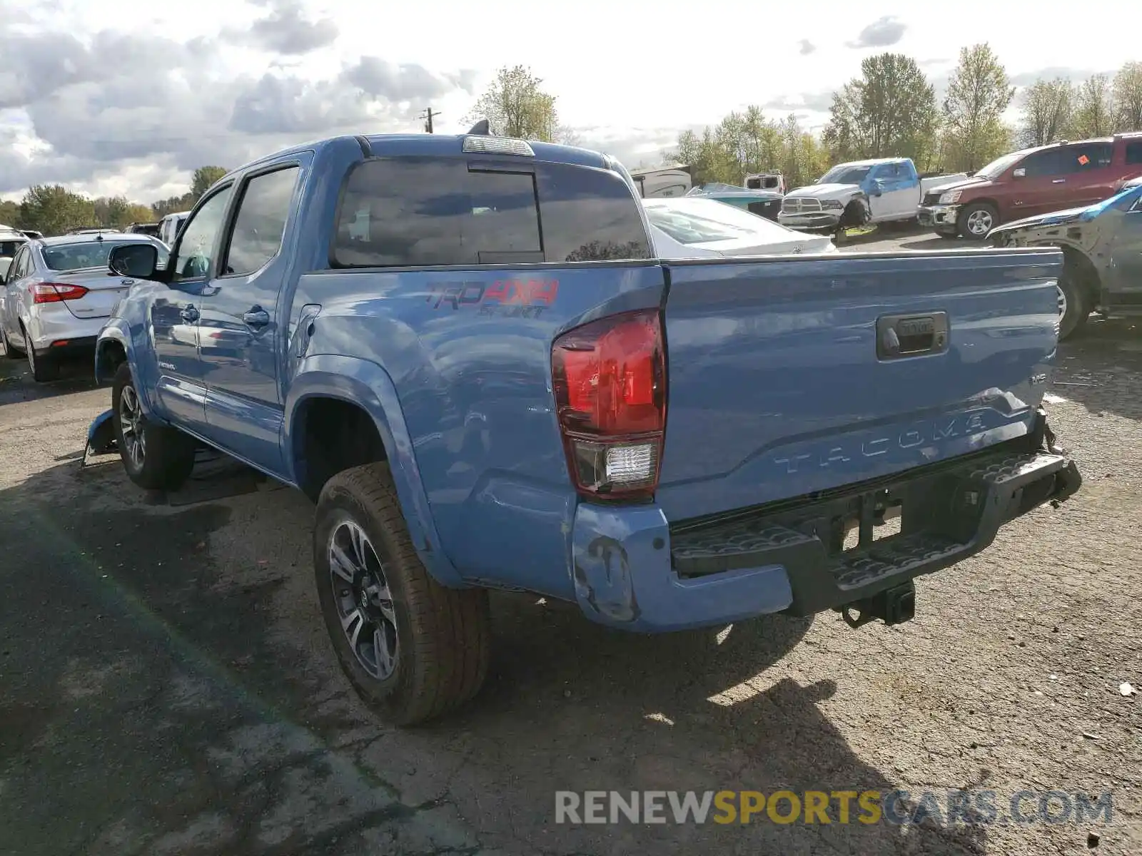 3 Photograph of a damaged car 3TMCZ5ANXKM202855 TOYOTA TACOMA 2019