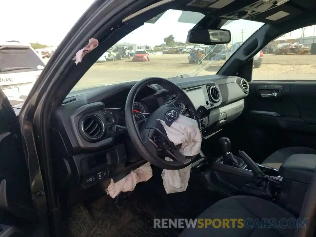 9 Photograph of a damaged car 3TMCZ5ANXKM204461 TOYOTA TACOMA 2019