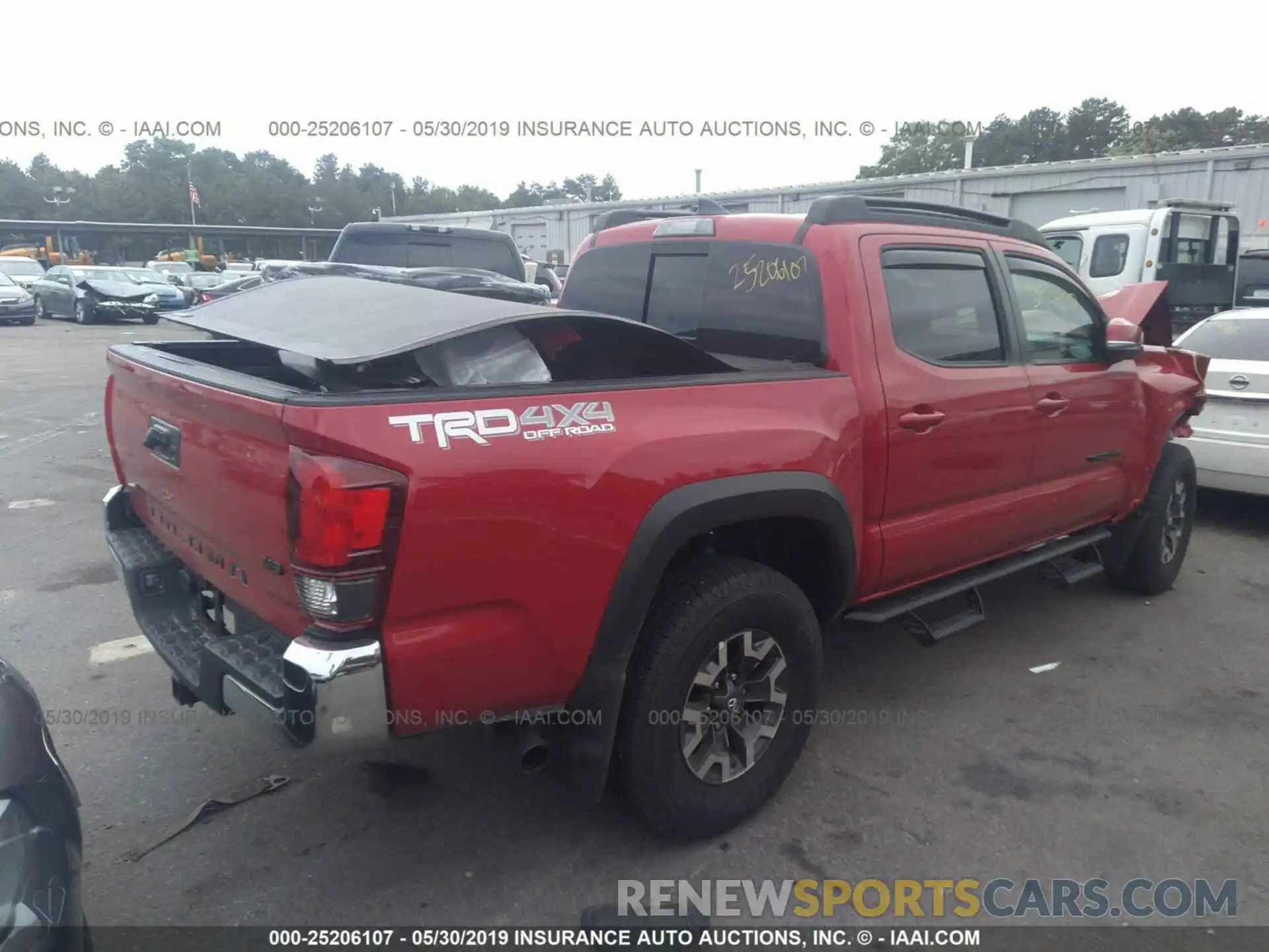 4 Фотография поврежденного автомобиля 3TMCZ5ANXKM212947 TOYOTA TACOMA 2019