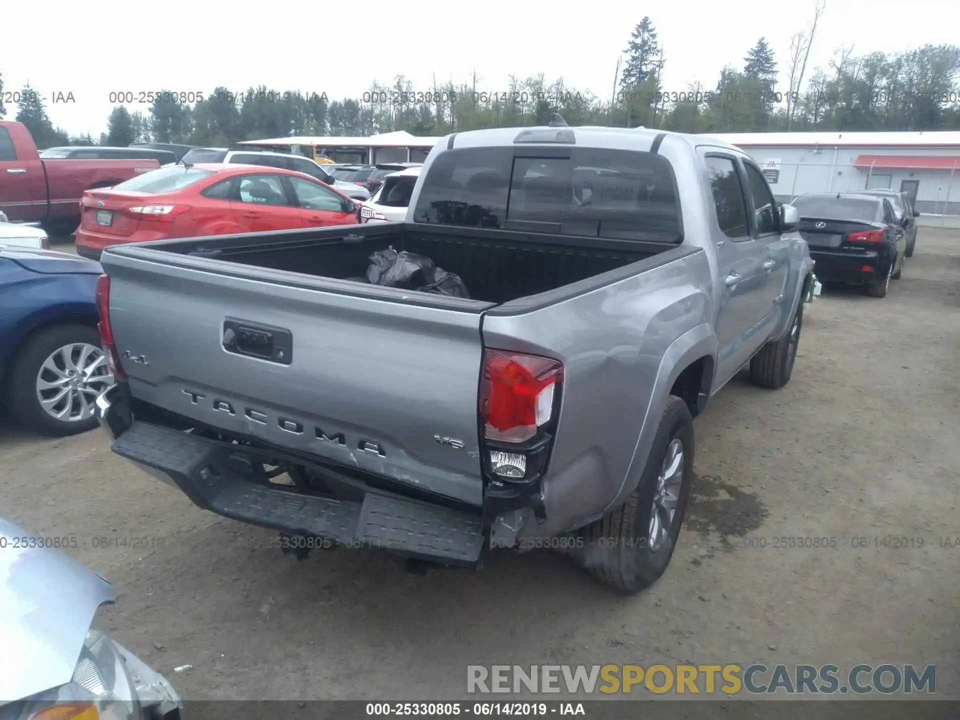 4 Photograph of a damaged car 3TMCZ5ANXKM213449 TOYOTA TACOMA 2019