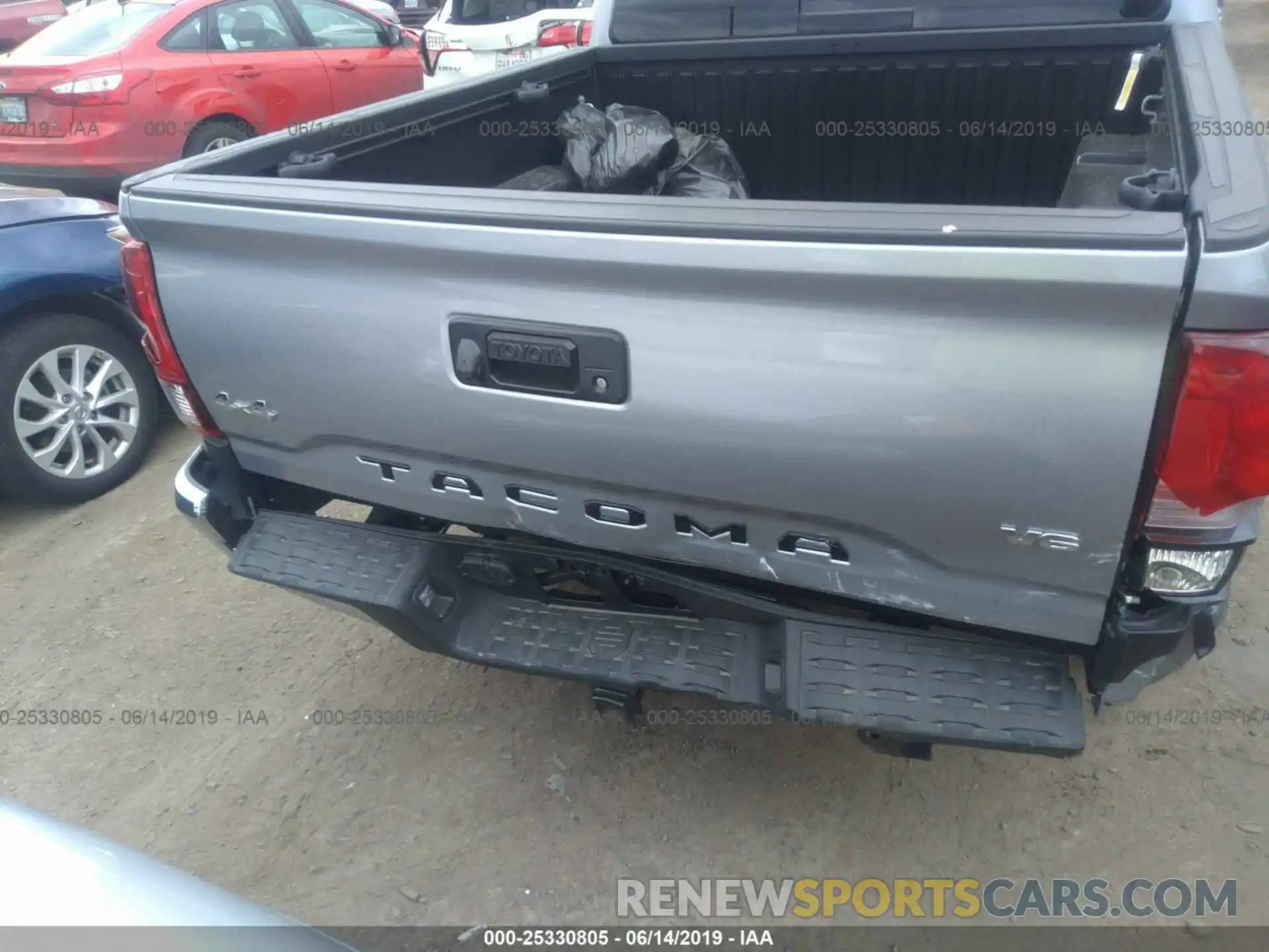 6 Photograph of a damaged car 3TMCZ5ANXKM213449 TOYOTA TACOMA 2019