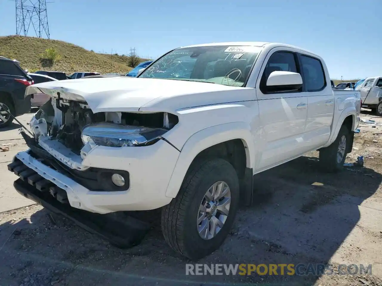 2 Фотография поврежденного автомобиля 3TMCZ5ANXKM213886 TOYOTA TACOMA 2019