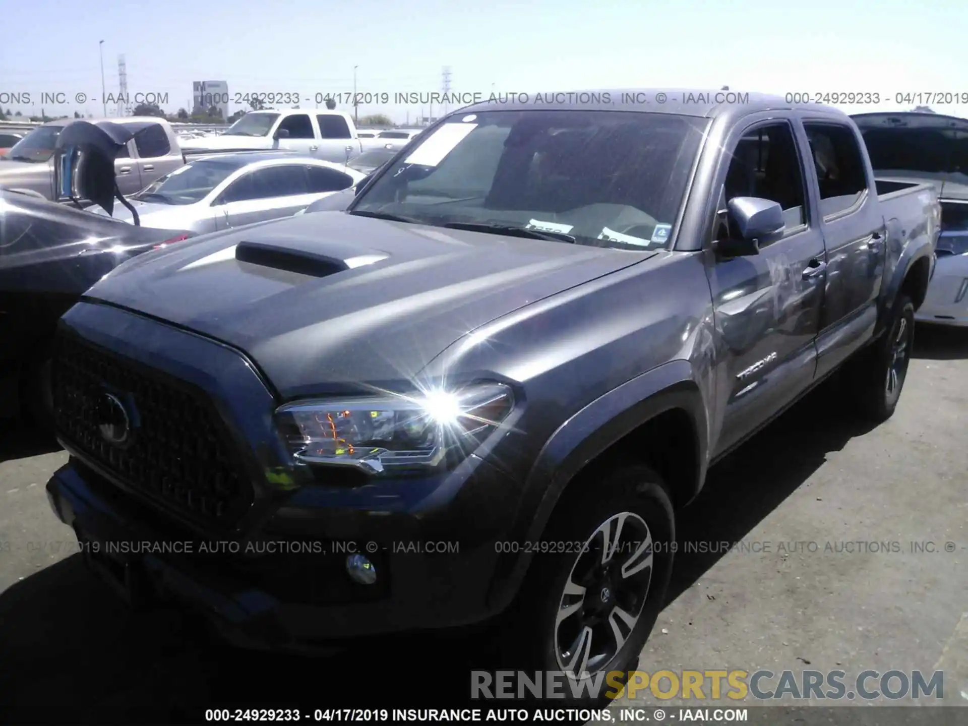 2 Photograph of a damaged car 3TMCZ5ANXKM213967 TOYOTA TACOMA 2019