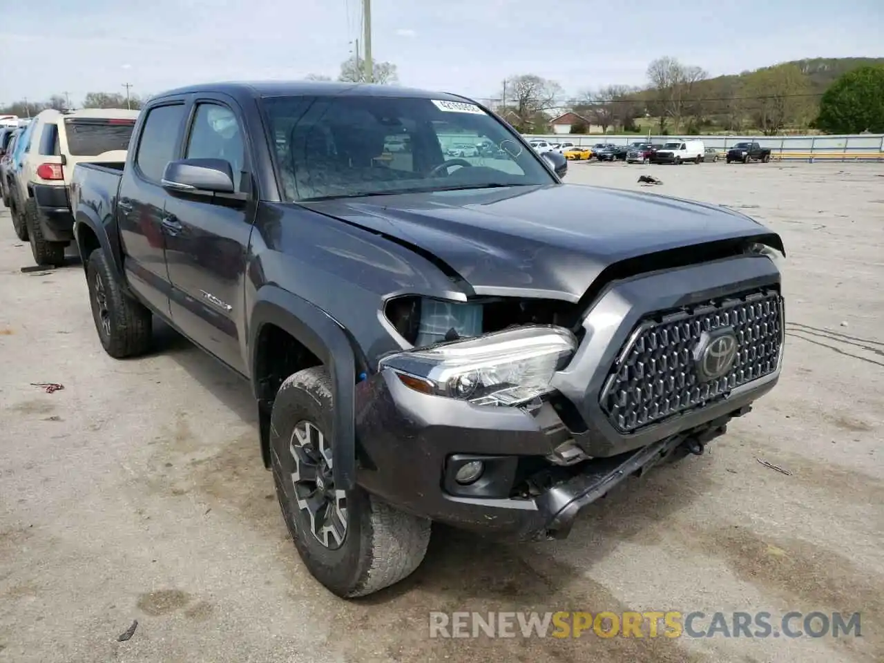 1 Photograph of a damaged car 3TMCZ5ANXKM219543 TOYOTA TACOMA 2019