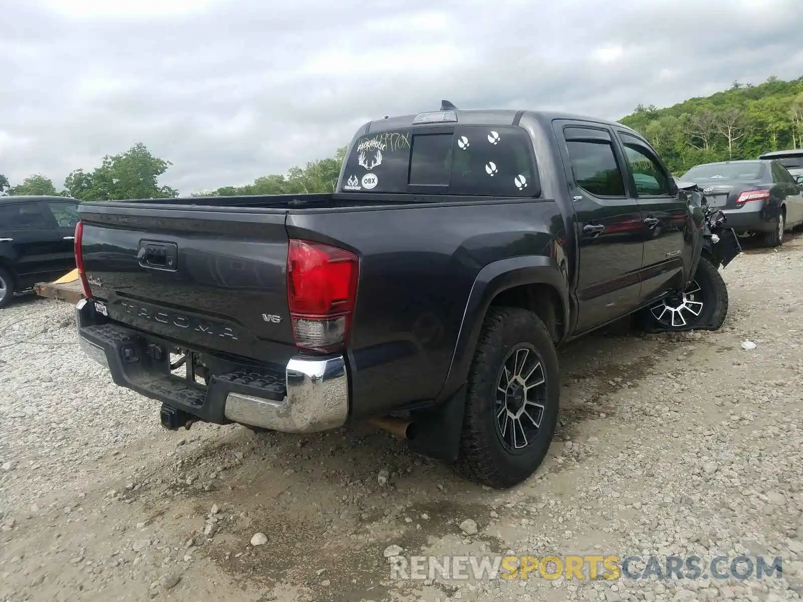 4 Photograph of a damaged car 3TMCZ5ANXKM219767 TOYOTA TACOMA 2019