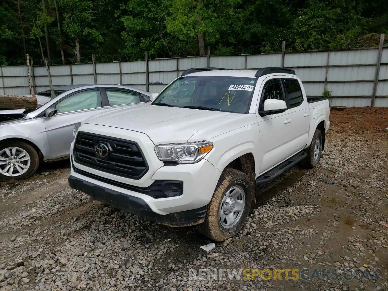 2 Photograph of a damaged car 3TMCZ5ANXKM220191 TOYOTA TACOMA 2019