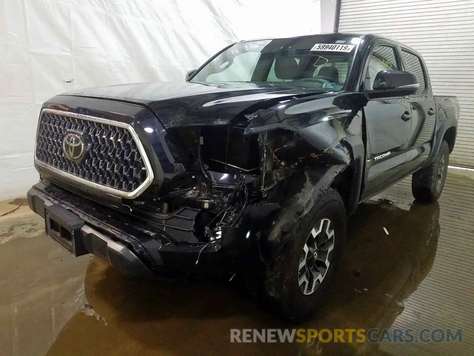 2 Photograph of a damaged car 3TMCZ5ANXKM221437 TOYOTA TACOMA 2019