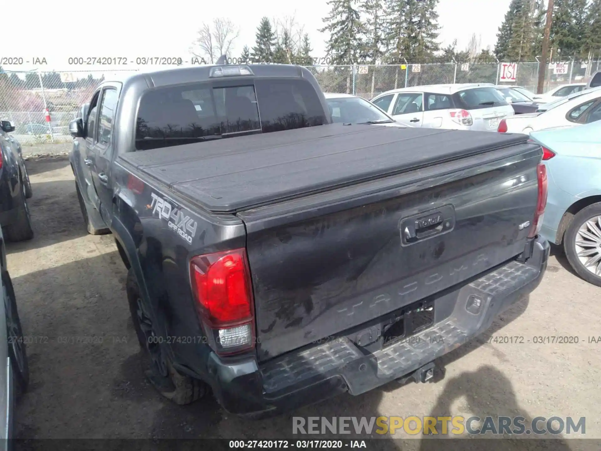 3 Photograph of a damaged car 3TMCZ5ANXKM223172 TOYOTA TACOMA 2019