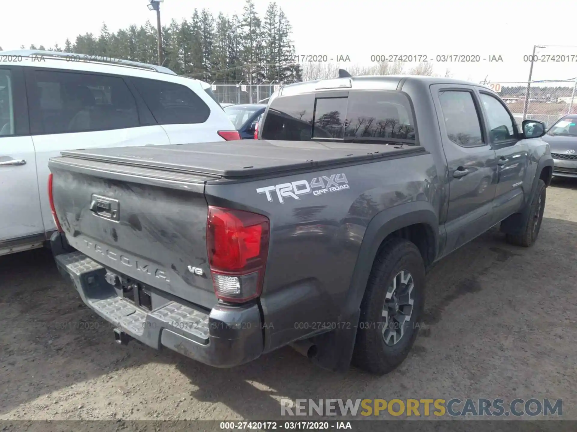 4 Photograph of a damaged car 3TMCZ5ANXKM223172 TOYOTA TACOMA 2019