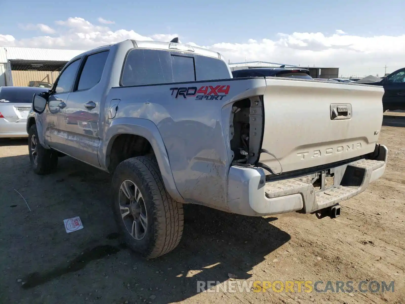 3 Photograph of a damaged car 3TMCZ5ANXKM223883 TOYOTA TACOMA 2019