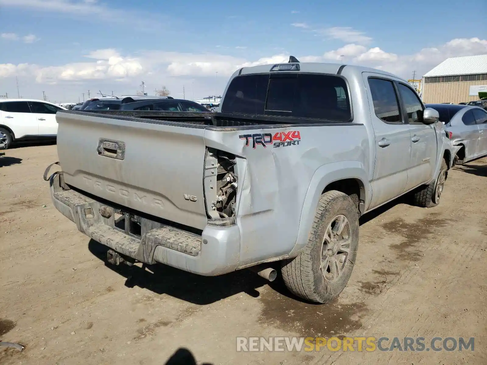 4 Photograph of a damaged car 3TMCZ5ANXKM223883 TOYOTA TACOMA 2019