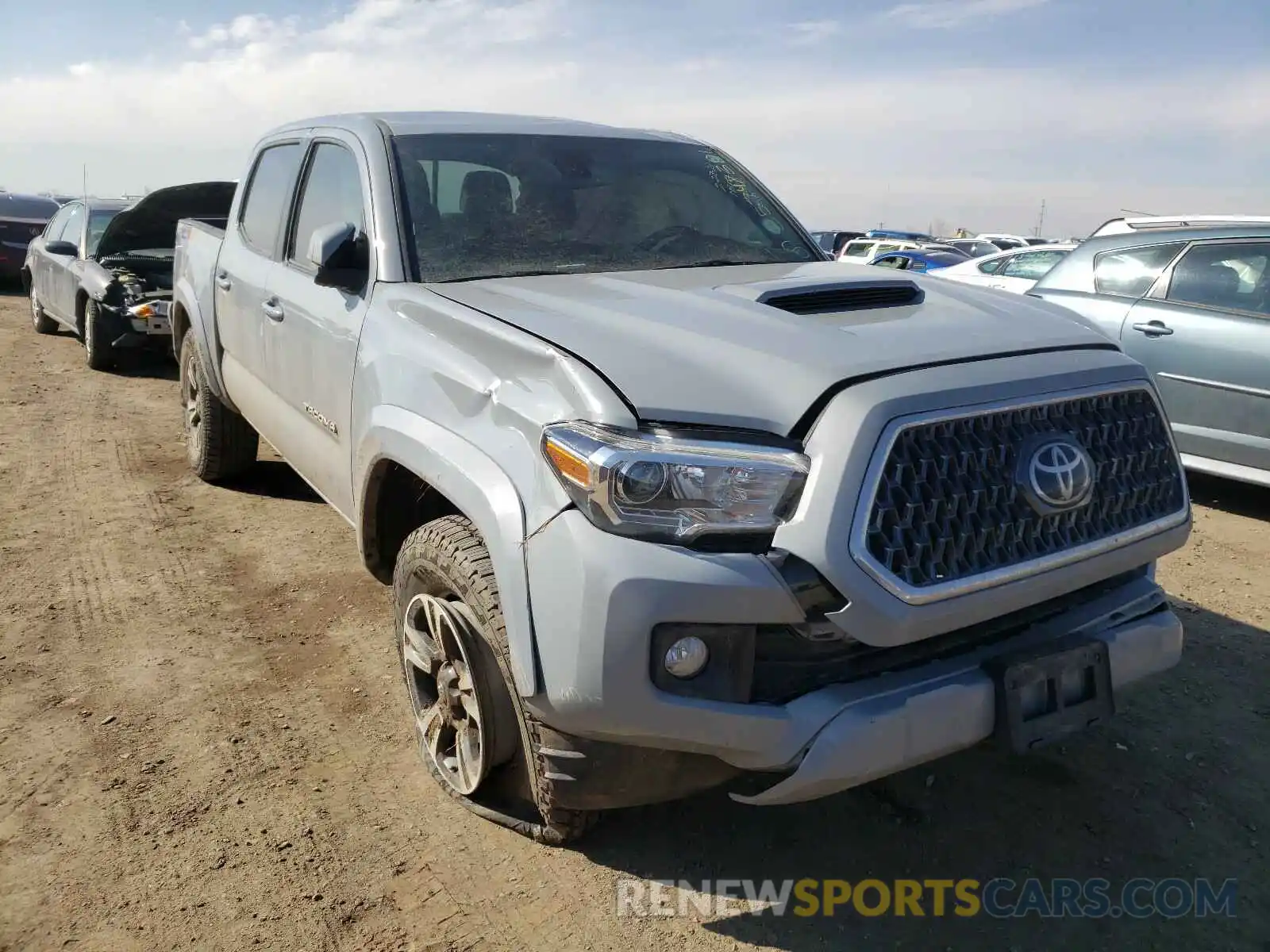 9 Photograph of a damaged car 3TMCZ5ANXKM223883 TOYOTA TACOMA 2019