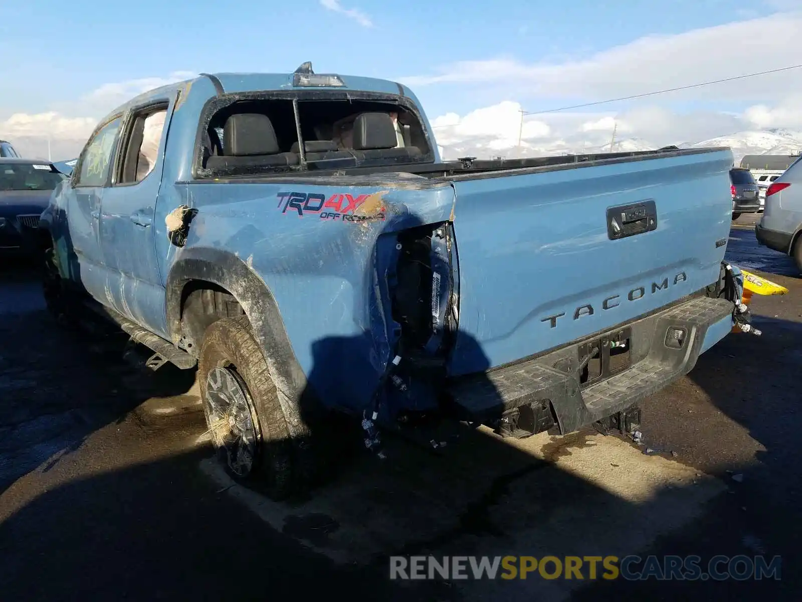 3 Photograph of a damaged car 3TMCZ5ANXKM225150 TOYOTA TACOMA 2019