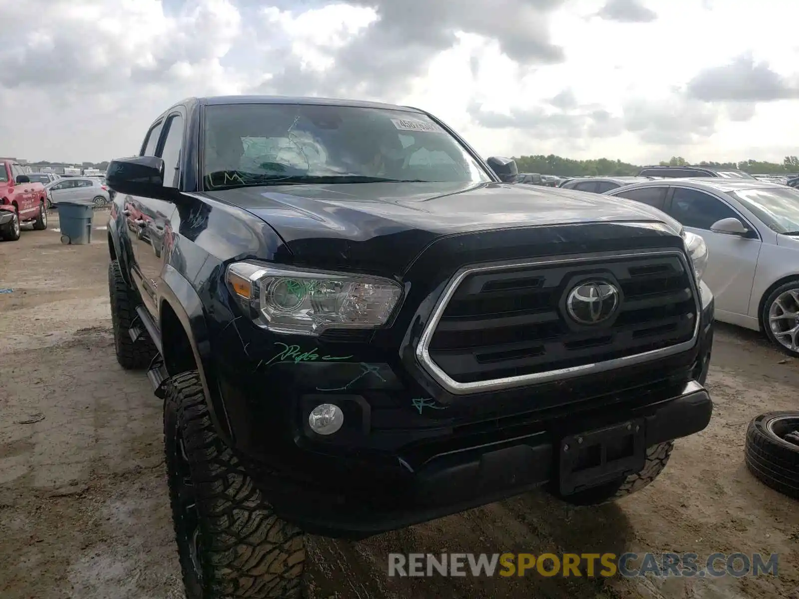 9 Photograph of a damaged car 3TMCZ5ANXKM225651 TOYOTA TACOMA 2019