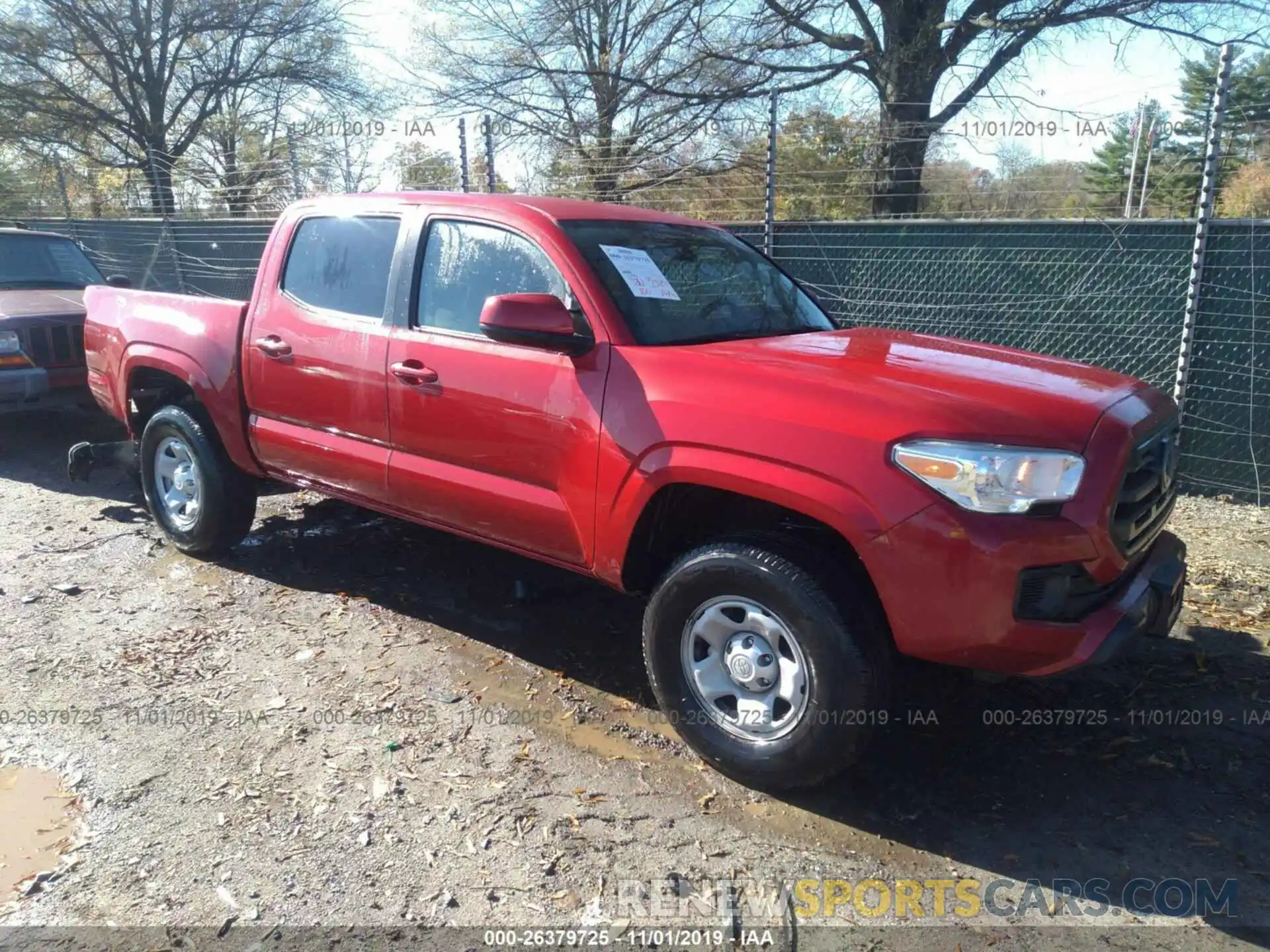 1 Photograph of a damaged car 3TMCZ5ANXKM228548 TOYOTA TACOMA 2019