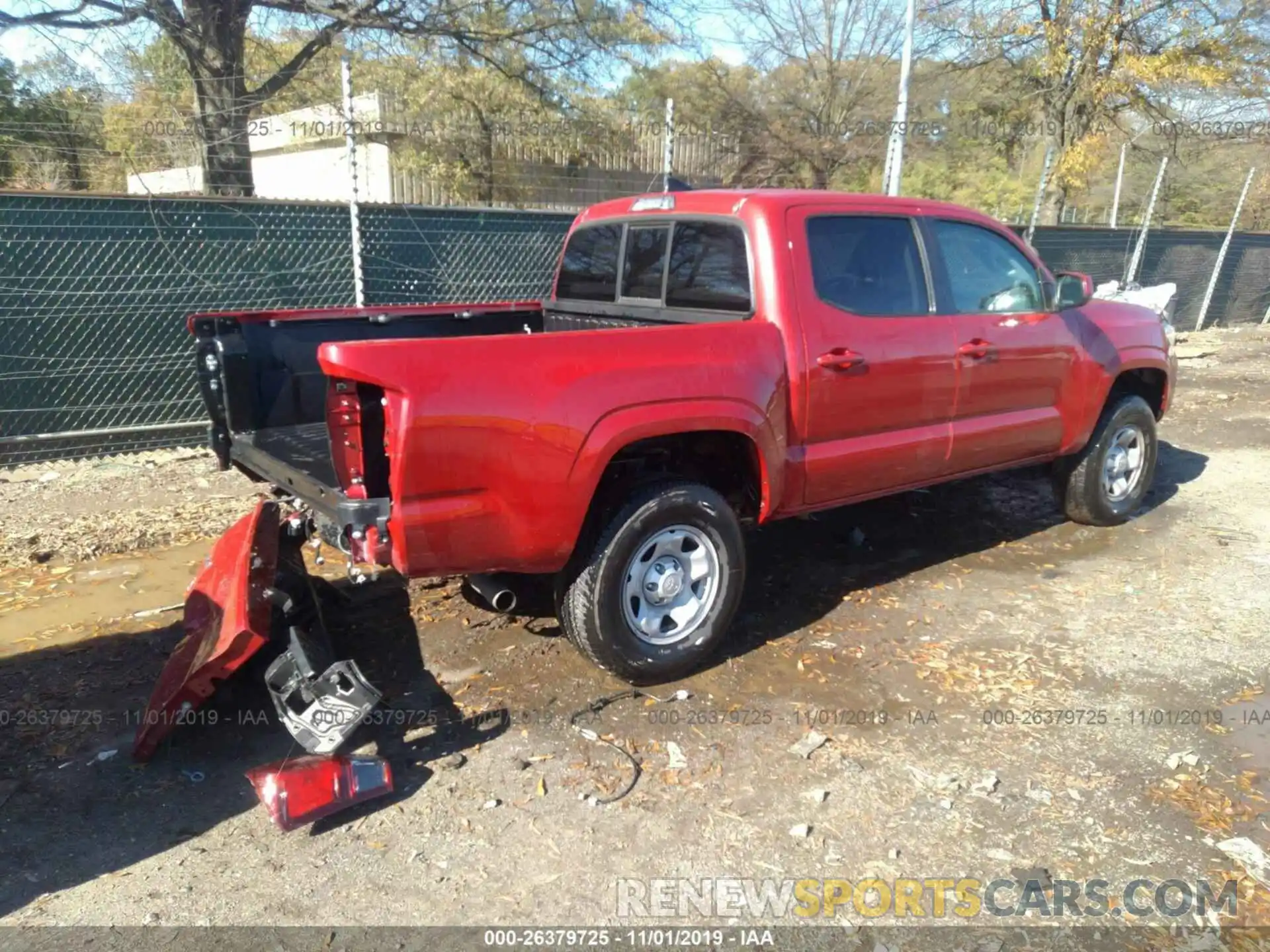 4 Photograph of a damaged car 3TMCZ5ANXKM228548 TOYOTA TACOMA 2019