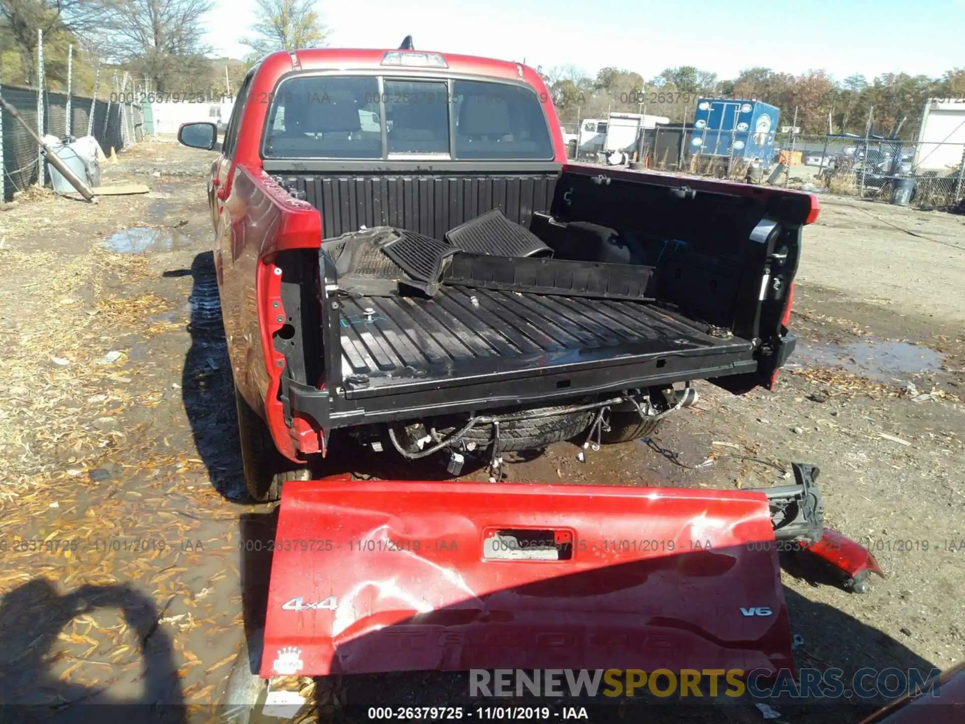 6 Photograph of a damaged car 3TMCZ5ANXKM228548 TOYOTA TACOMA 2019