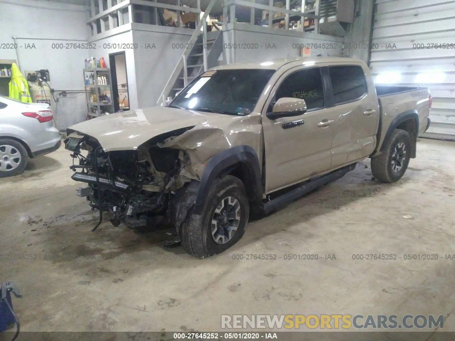 2 Photograph of a damaged car 3TMCZ5ANXKM229456 TOYOTA TACOMA 2019