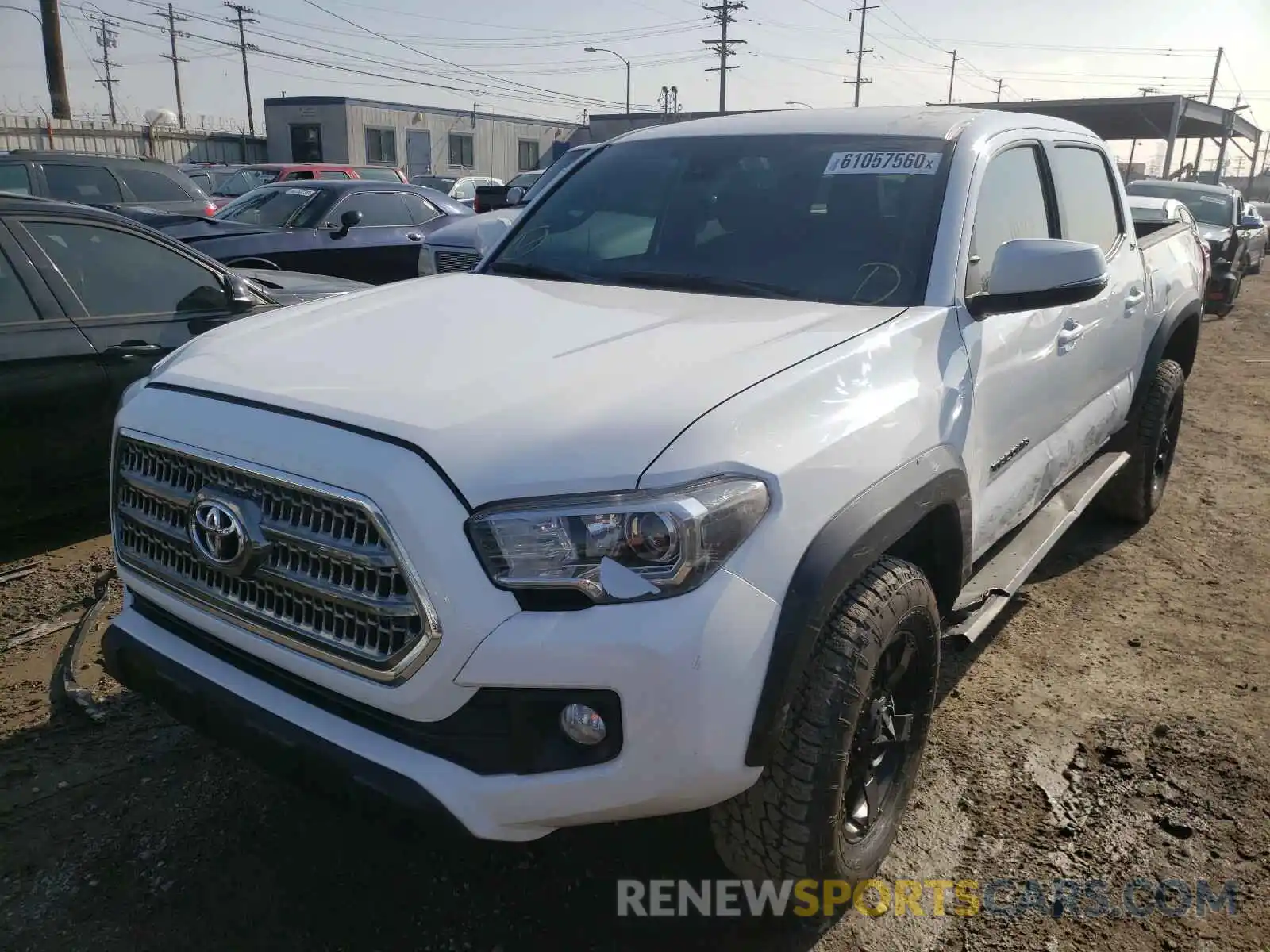 2 Photograph of a damaged car 3TMCZ5ANXKM232664 TOYOTA TACOMA 2019