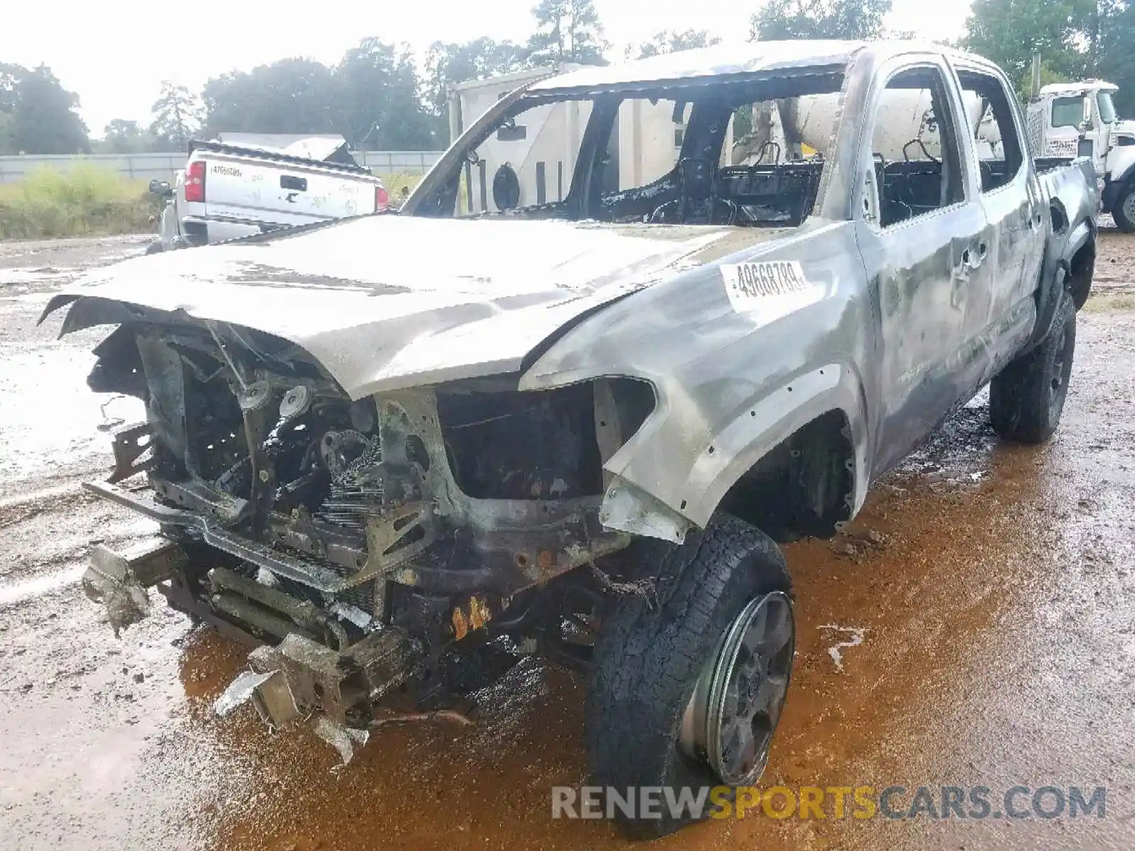 2 Photograph of a damaged car 3TMCZ5ANXKM235144 TOYOTA TACOMA 2019