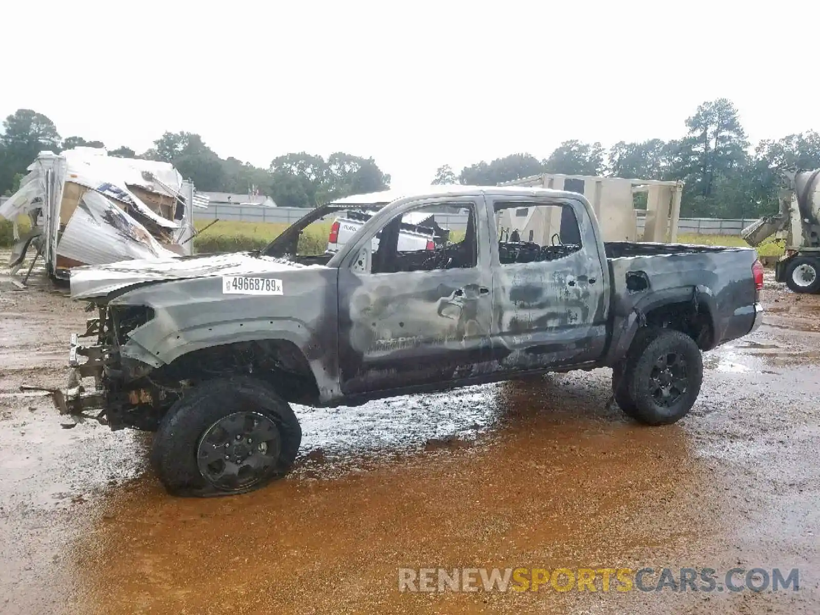 9 Photograph of a damaged car 3TMCZ5ANXKM235144 TOYOTA TACOMA 2019