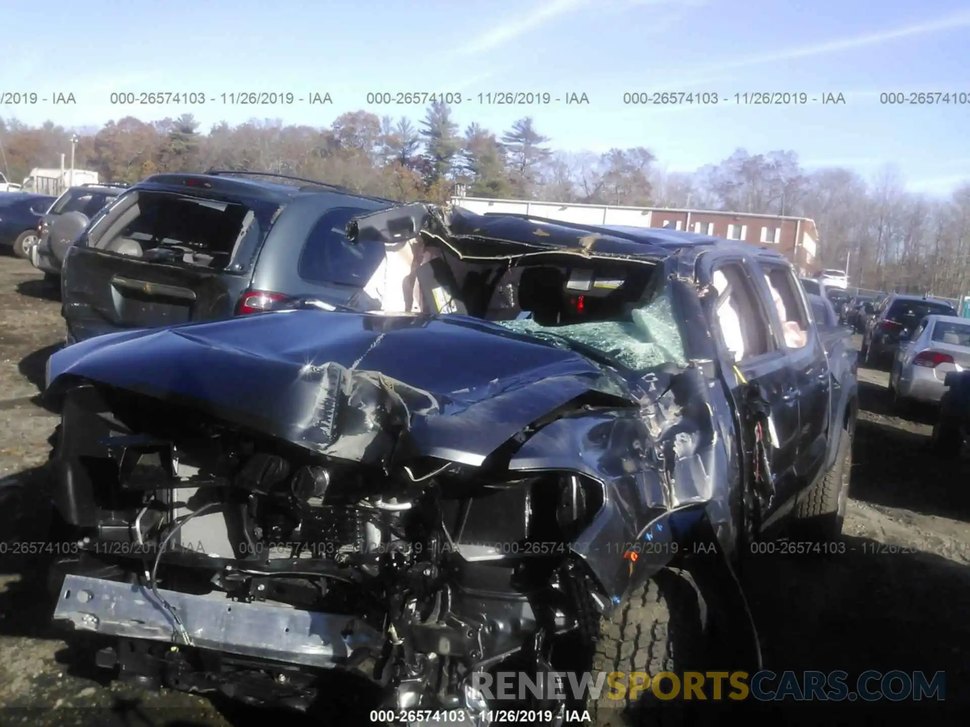 2 Photograph of a damaged car 3TMCZ5ANXKM237461 TOYOTA TACOMA 2019