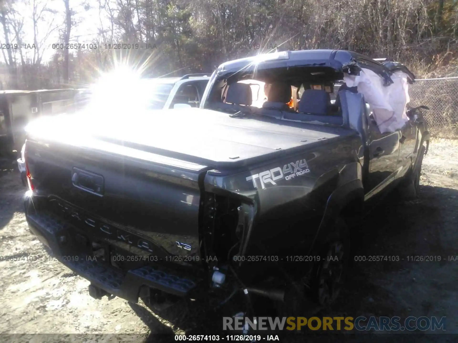 4 Photograph of a damaged car 3TMCZ5ANXKM237461 TOYOTA TACOMA 2019