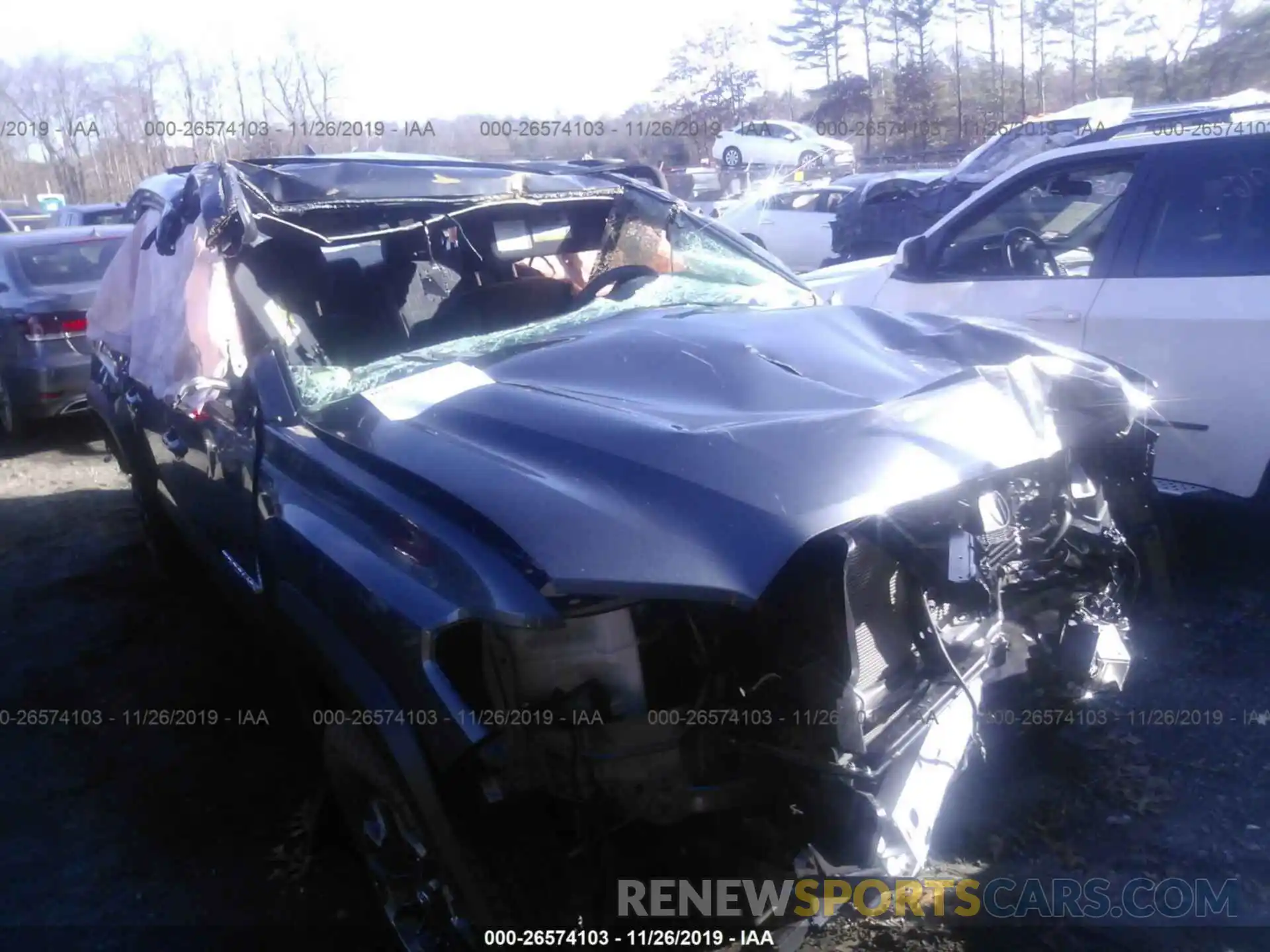 6 Photograph of a damaged car 3TMCZ5ANXKM237461 TOYOTA TACOMA 2019