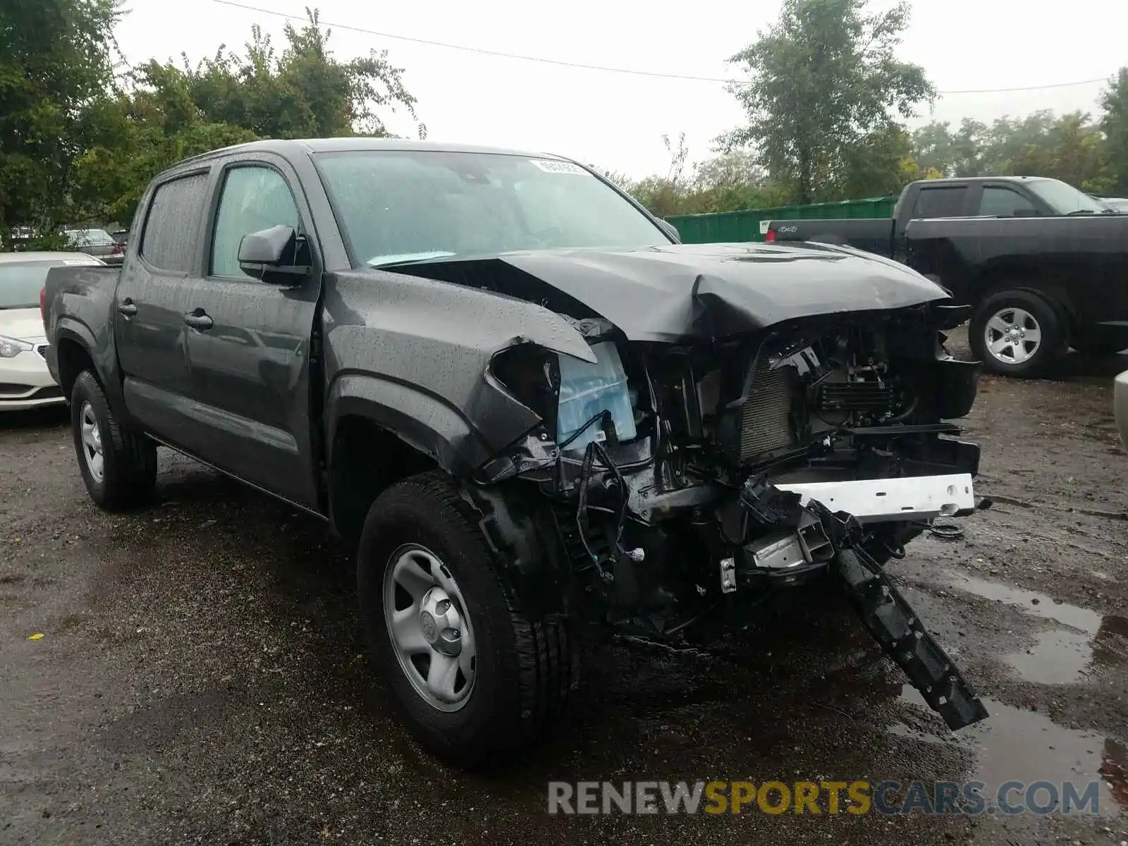 1 Photograph of a damaged car 3TMCZ5ANXKM238433 TOYOTA TACOMA 2019