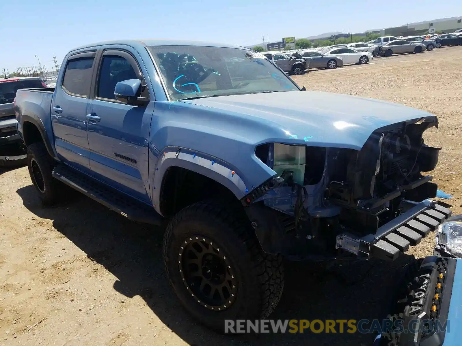 1 Photograph of a damaged car 3TMCZ5ANXKM239131 TOYOTA TACOMA 2019