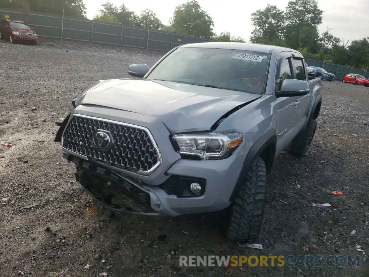 2 Photograph of a damaged car 3TMCZ5ANXKM239842 TOYOTA TACOMA 2019