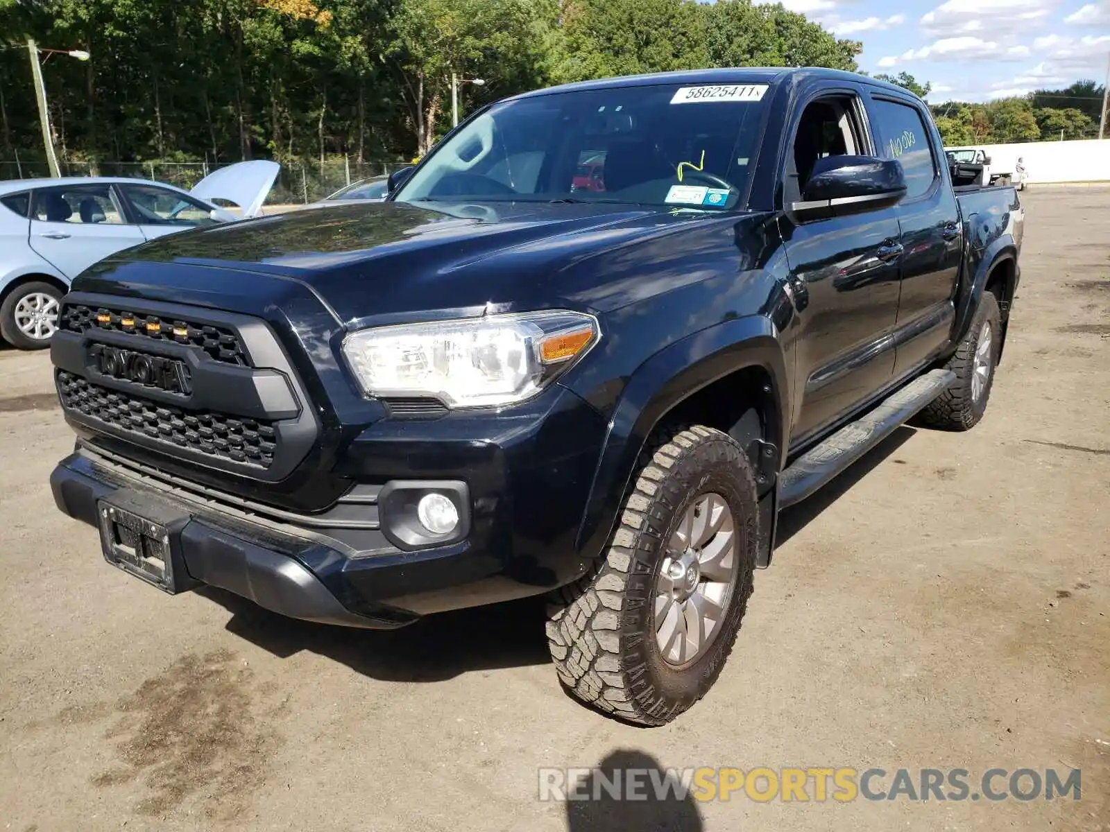 2 Photograph of a damaged car 3TMCZ5ANXKM240943 TOYOTA TACOMA 2019